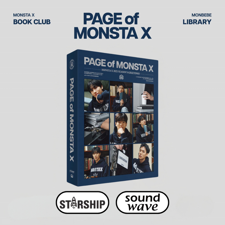 [Pre-Order] Monsta X - 2025 Season's Greetings "Page of Monsta X" + Pre-Order Benefit