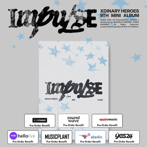 [Pre-Order] Xdinary Heroes - 9th Mini Album [IMPULSE] (POSTCARD BOOK Ver.) + Pre-Order Benefit (Choose Version)