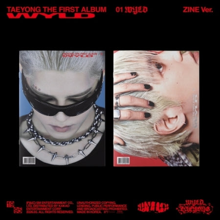 [B2B] TAEYONG - Vol. 1 [WYLD] (Zine Ver.) (Random Ver.) / [음반사 도매] 태용 (TAEYONG) - 정규 1집 [WYLD] (Zine Ver.) 2종 중 랜덤
