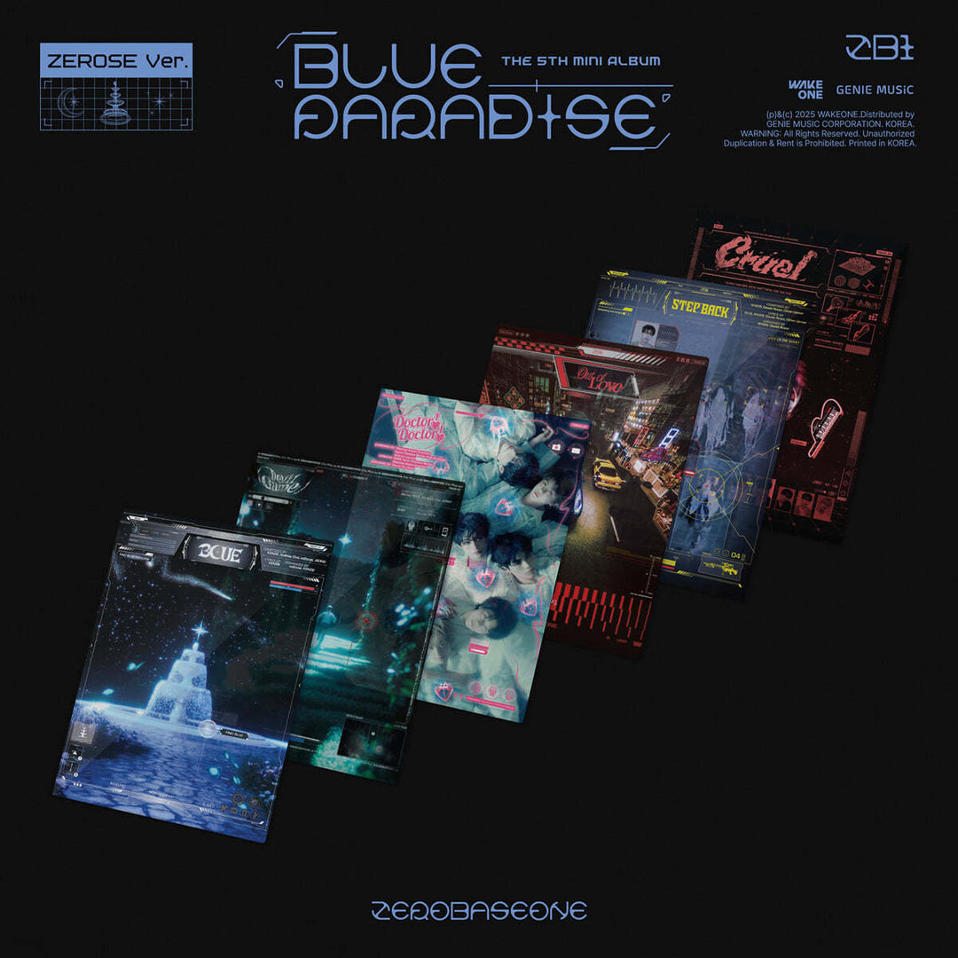 ** ZEROBASEONE - Mini 5th Album " BLUE PARADISE "[ZEROSE Ver.] (Random/Set)