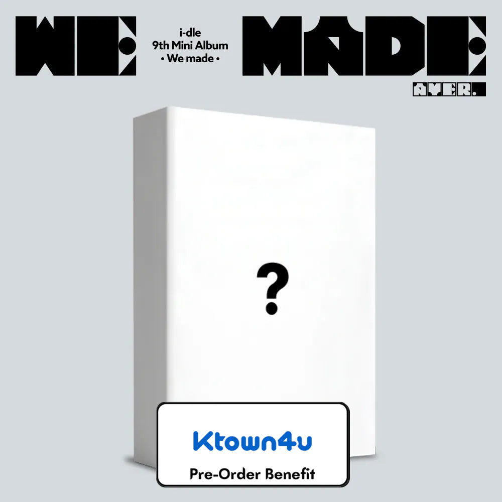 [Pre-Order] I-DLE - 9th Mini Album [We made] (A ver.) + Pre-Order Benefit (Choose Version)