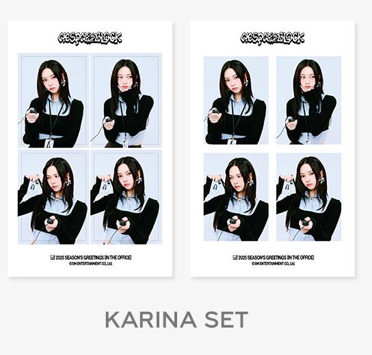 ** [Pre-Order] AESPA - 2025 SEASON'S GREETINGS [4CUT PHOTO SET]