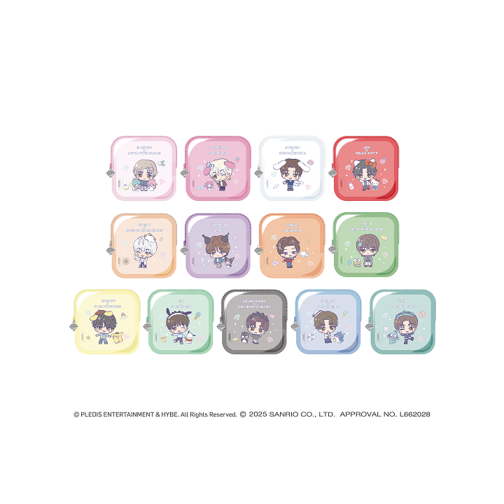 **[Pre-Order] SEVENTEEN -  SEVENTEEN x SANRIO CHARACTERS collab (Square Pouch)