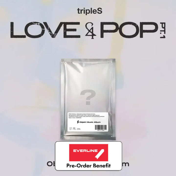 [PRE-ORDER] TripleS - "LOVE&amp;POP" pt.1 (Objekt Music Album) + Pre-Order Benefit (Choose Version)