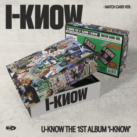 [B2B] U-Know - Vol. 1 [I-KNOW] (Match Card Ver.) (Smart Album) / 유노윤호 - 1집 [I-KNOW] (Match Card Ver.)(스마트앨범)