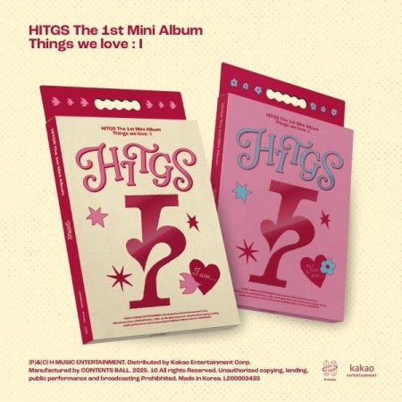 [B2B] HITGS (힛지스) - The 1st Mini Album - Things we love : I / HITGS (힛지스) - The 1st Mini Album - Things we love : I