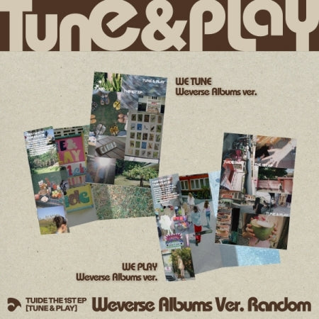 [B2B] TUIDE - EP Vol. 1 [TUNE &amp; PLAY] Weverse Albums ver. (2 Ver.) / 쇼핑몰) TUIDE (튜이드) - EP 1집 [TUNE &amp; PLAY] Weverse Albums ver. (2종)