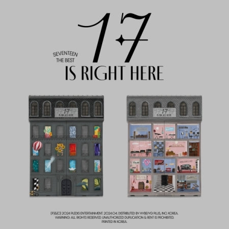 [B2B] SEVENTEEN BEST ALBUM [17 IS RIGHT HERE] (HERE Ver. Only) / 세븐틴 BEST ALBUM [17 IS RIGHT HERE] * HERE버전만 가능