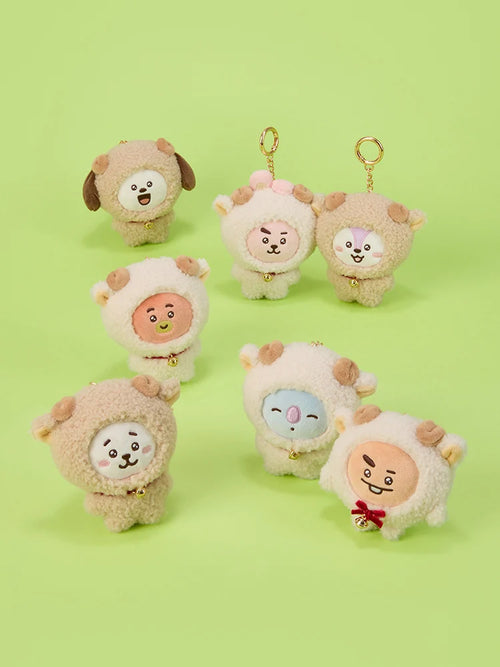 BT21 - FLUFFY NEW YEAR  Doll Keyring