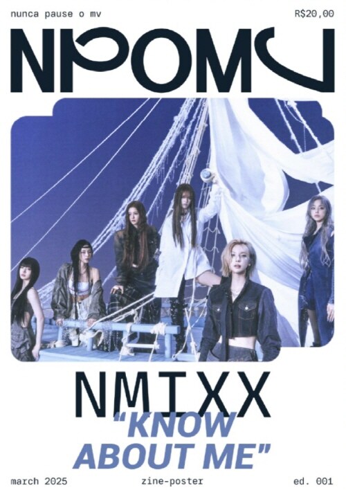 ** [Pre-Order] NMIXX -  NP0MV Zine-poster Brazil + Photocard