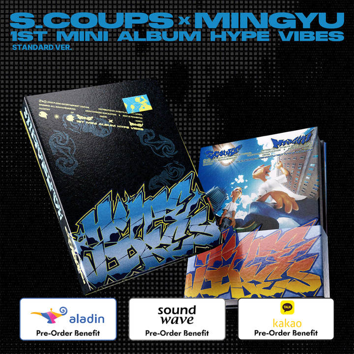 **[Pre-Order]  SEVENTEEN - S.COUPS x MINGYU - Mini 1 st "HYPE VIBES" +Pre-Order Benefit