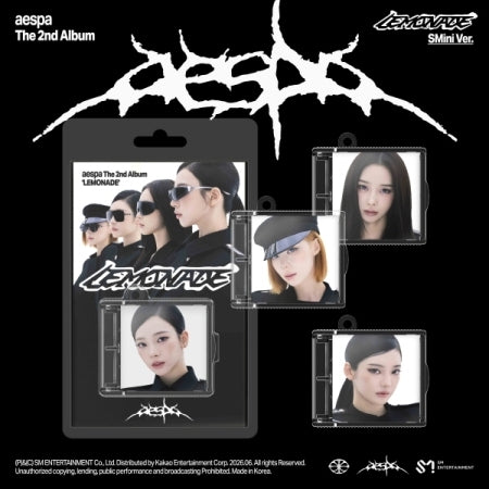 [SOLD OUT] [음반사 도매] 에스파 (aespa) - 정규 2집 [LEMONADE] (SMini Ver.)(스마트앨범) 4종 중 랜덤