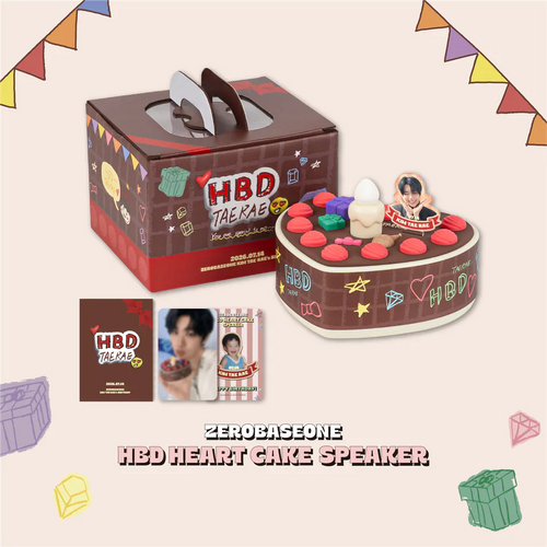 [Pre-Order] KIM TAE RAE (of ZEROBASEONE) - HBD HEART CAKE SPEAKER_ KIM TAE RAE