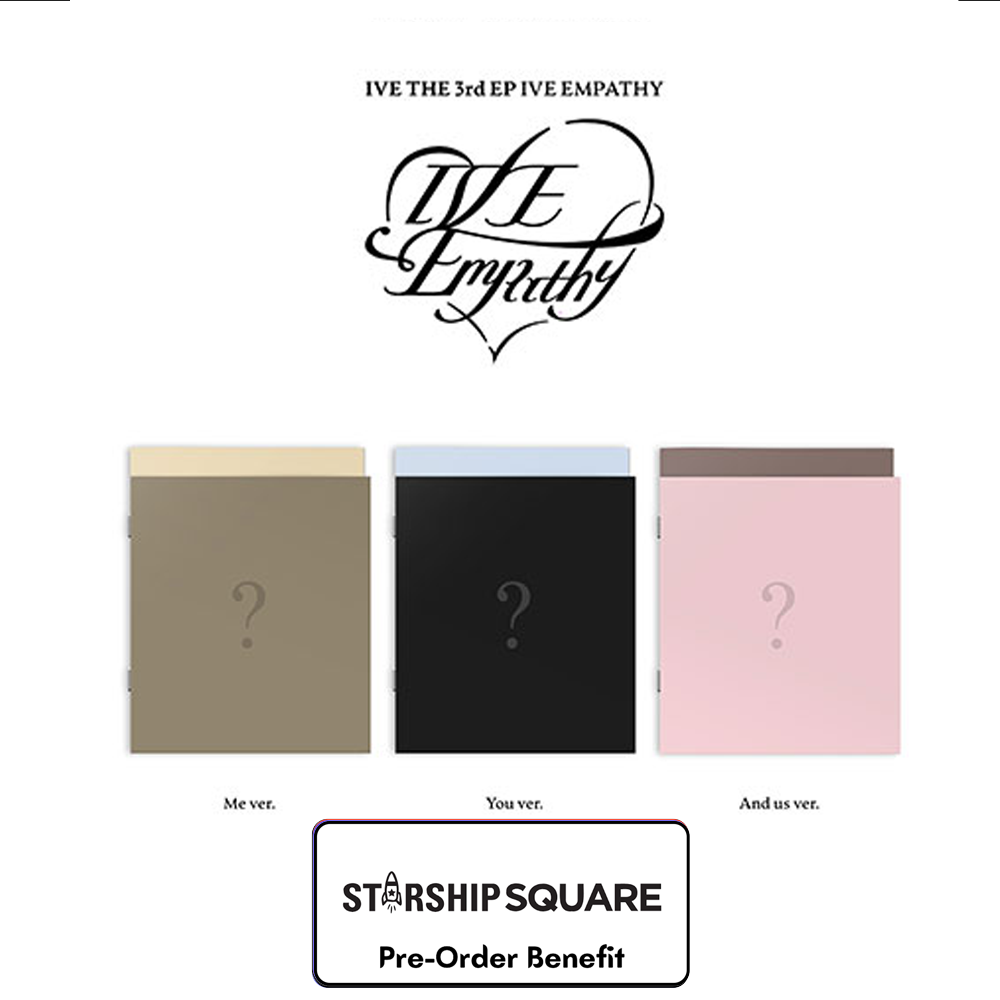 [Pre-Order] IVE - 3rd Ep"IVE EMPATHY"+ Pre-Order Benefit [Standard] (Random/Set)