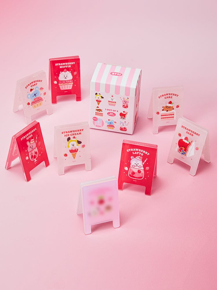 ** BT21 - Strawberry Party (Random Acrylic MultiClip [1 piece])