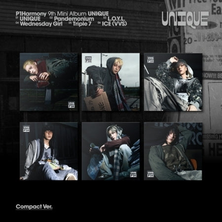 [SOLD OUT] 피원하모니 (P1Harmony) - 미니 9집 [UNIQUE] (Compact Ver.)