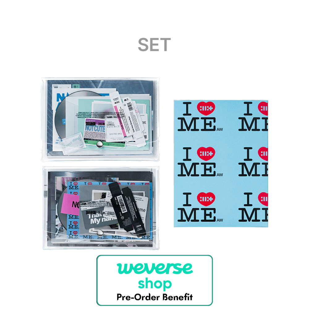 [Pre-Order] ILLIT -1st Single Album 'NOT CUTE ANYMORE' (Set) + (Weverse Albums ver.)+P.O.B