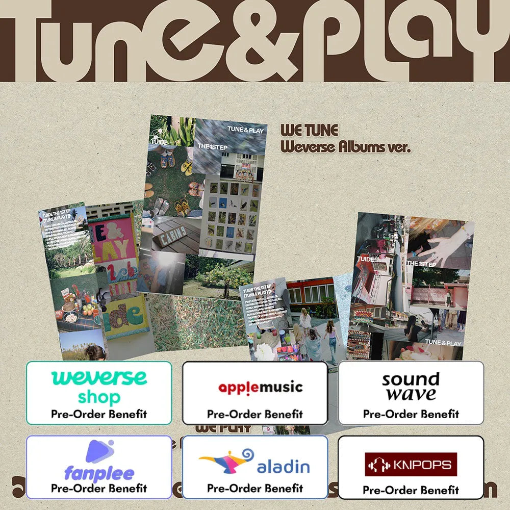 [Pre-Order] TUIDE - The 1st EP [TUNE &amp; PLAY] (Weverse Albums ver.) + Pre-Order Benefit (Choose Version)