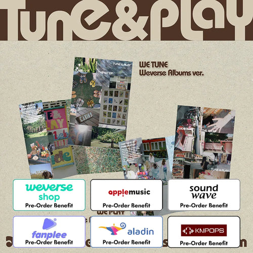 [Pre-Order] TUIDE - The 1st EP [TUNE & PLAY] (Weverse Albums ver.) + Pre-Order Benefit (Choose Version)