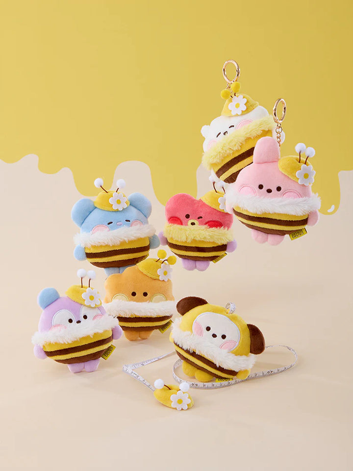 BT21 - BT21 HONEY BEE (MEASURING TAPE PLUSH KEYRING)