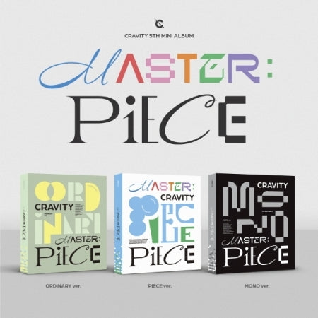 [B2B] CRAVITY - MASTER:PIECE (5th Mini Album) (MONO Ver. Only) / 크래비티 (CRAVITY) - MASTER:PIECE (5TH 미니앨범) *MONO버전만 가능