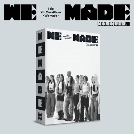 [B2B] i-dle (G)I-DLE - Mini 9th Album [We made] (Mono Ver.) [First Press] / [쇼핑몰] i-dle (아이들) - 미니 9집 [We made] (Mono Ver.)