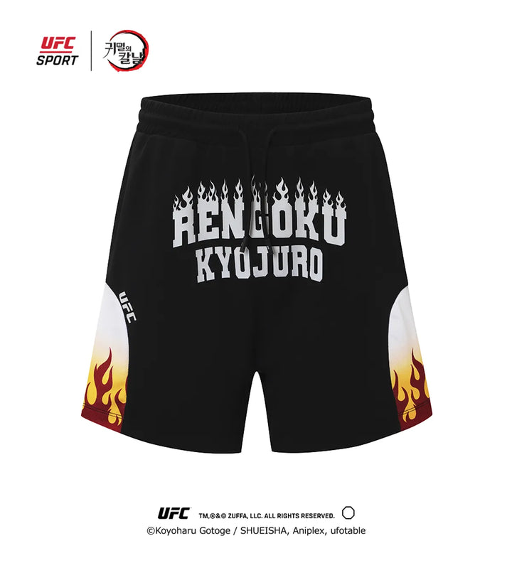 Demon Slayer: Kimetsu no Yaiba -Kyojuro Relaxed fit shorts Black