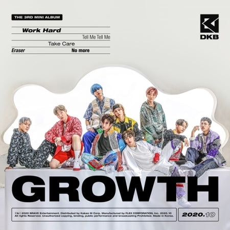 [B2B] DKB - GROWTH (3rd Mini Album) / 다크비 (DKB) - GROWTH (3RD 미니앨범)