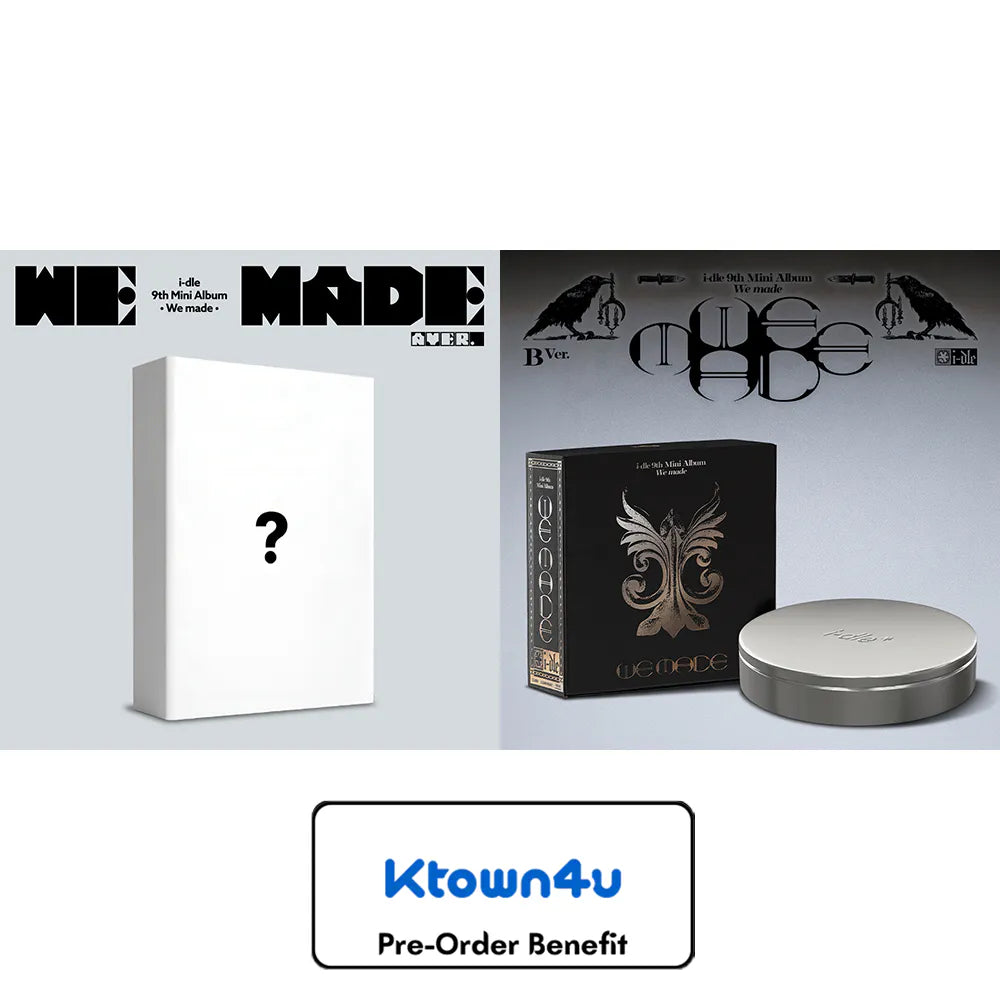 [Pre-Order] I-DLE - 9th Mini Album [We made] (A Ver. + B Ver.) + Pre-Order Benefit (Choose Version)