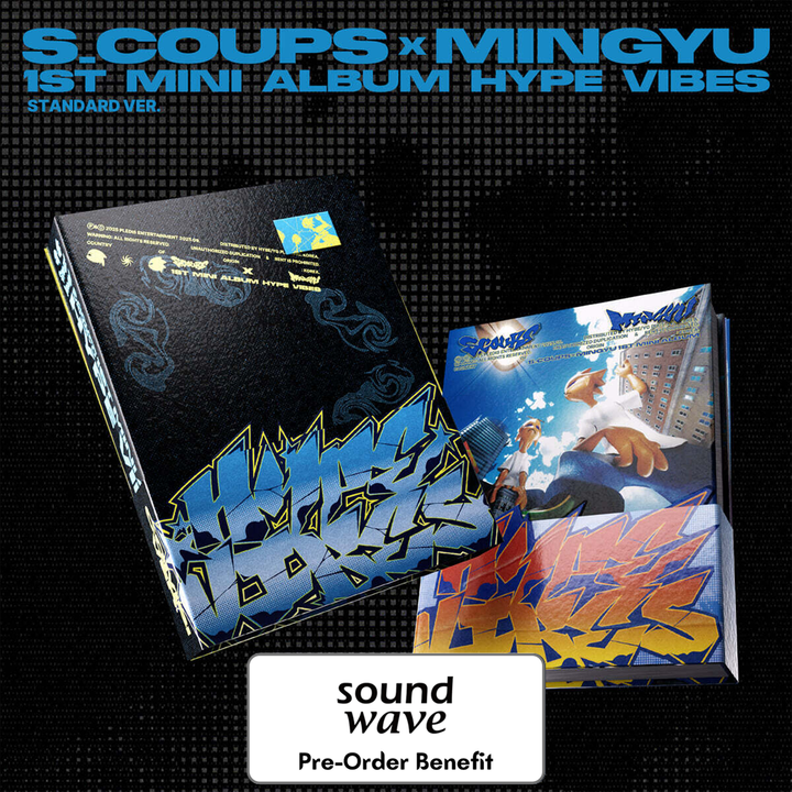 **[Pre-Order]  SEVENTEEN - S.COUPS x MINGYU - Mini 1 st "HYPE VIBES" +Pre-Order Benefit
