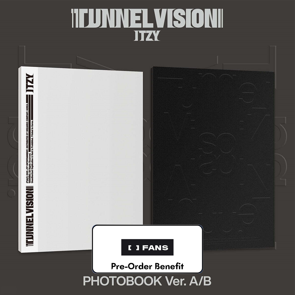 **[Pre-Order] ITZY - "TUNNEL VISION" + Pre-Order Benefit  (Choose Version) (Photobook Ver.)