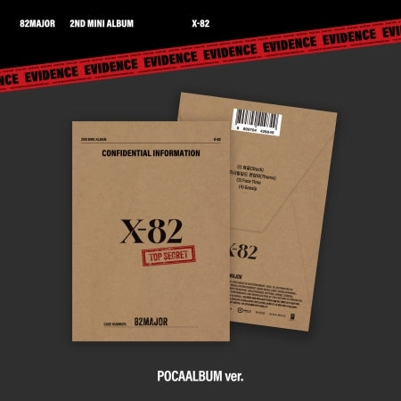 [B2B] 82 MAJOR - Mini Album Vol. 2 [X-82] (POCA) / 82 MAJOR (82 메이저) - 미니 2집 [X-82] (POCA)