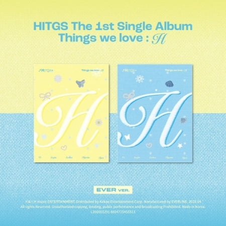 [B2B] HITGS - The 1st Single Album - Things we love : H (EVER) / HITGS (힛지스) - The 1st Single Album - Things we love : H (EVER)