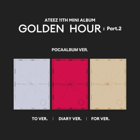 [B2B] ATEEZ - 11th EP GOLDEN HOUR : Part.2 (POCAALBUM Ver.) / 에이티즈 (ATEEZ) - 11th EP [GOLDEN HOUR : Part.2] (POCAALBUM VER.)
