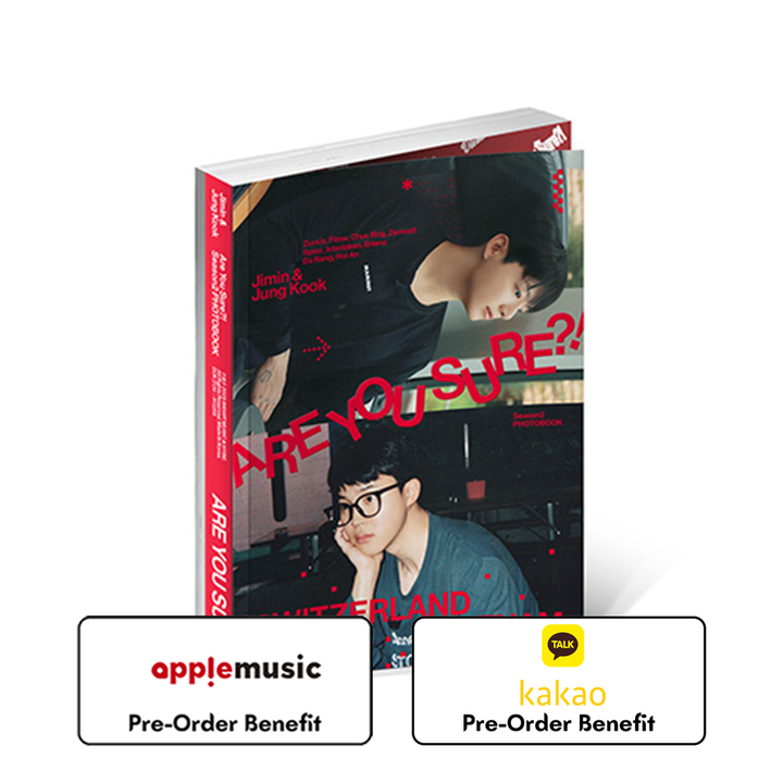 **[Pre-Order] Jimin X Jung Kook (of BTS) - ARE YOU SURE?! Season 2 PhotoBook + Pre-Order Benefit