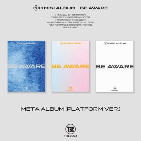 [B2B] THE BOYZ - BE AWARE (7th Mini Album) META ALBUM (Platform Ver.) / 더보이즈 (THE BOYZ) - BE AWARE (7TH 미니앨범) META ALBUM (Platform ver.)