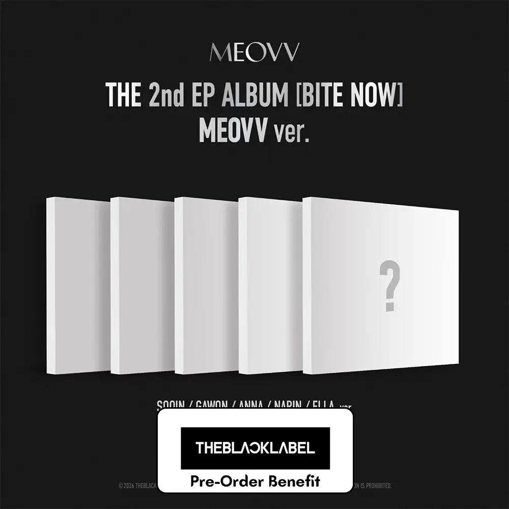 [PRE-ORDER] MEOVV - 2nd EP ALBUM "BITE NOW"(MEOVV ver.)+Pre-OrderBenefit (Choose Version)