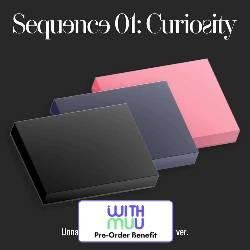 [Pre-Order] AND2BLE  - 1st Mini Alnum ‘Sequence 01: Curiosity’ (Unnatural ver. / Gazed ver. / Break ver.) + LuckyDraw Event(Choose Version)