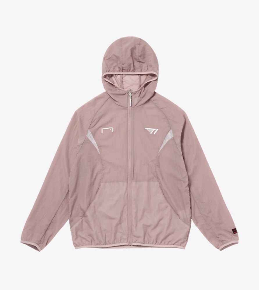 ** T1 - T1 CLUBHOUSE NYLON JACKET - INDIE PINK