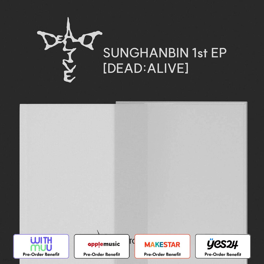 [Pre-Order] SUNGHANBIN - 1st EP [DEAD:ALIVE] (Photobook Ver. Only Random) + Pre-Order Benefit (Choose Version)