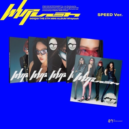 [B2B] aespa - 5th Mini Album [Whiplash] (SPEED Ver.) Random / [쇼핑몰]에스파 (aespa) - 미니 5집 [Whiplash] (SPEED Ver.) 랜덤