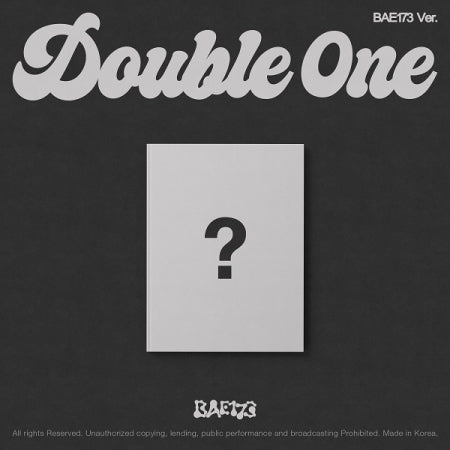 [B2B] Double 0ne (더블원) - 1st Mini Album [Xpert] (BAE173 ver.) / Double 0ne (더블원) - 미니 1집 [Xpert] (BAE173 ver.)