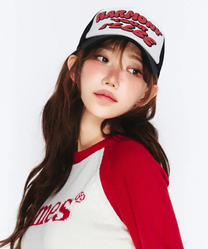**QWER -Ames-Worldwide QWER HARMONY MESH CAP BLACK