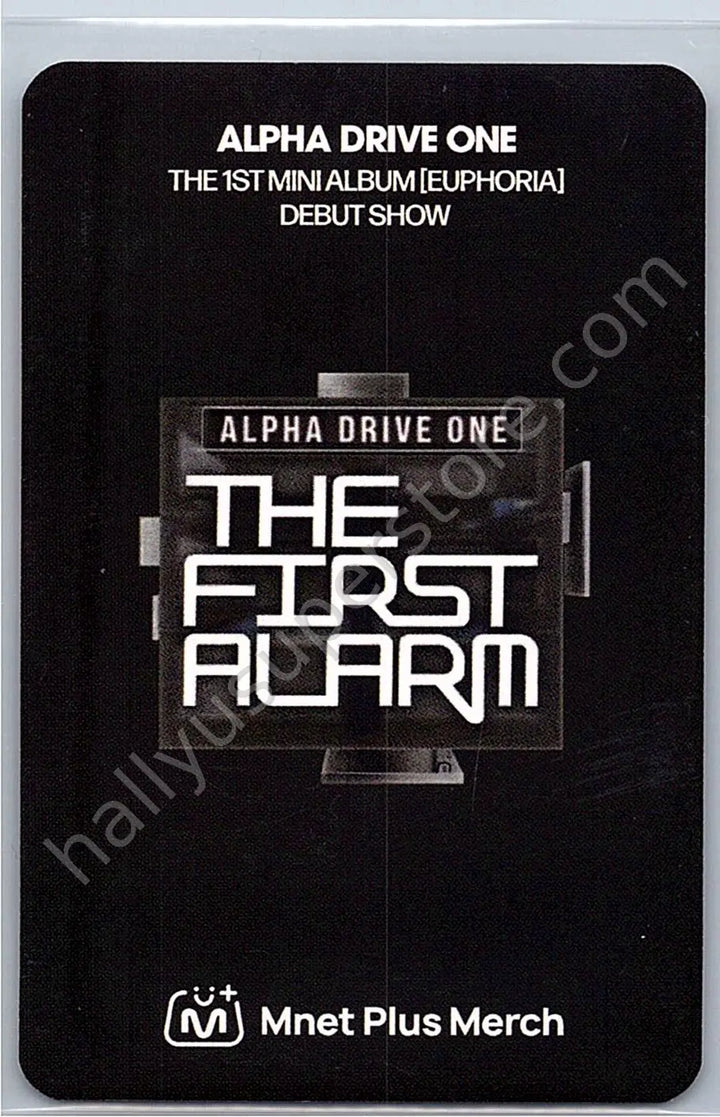 ALPHA DRIVE ONE - Sanghyeon - EUPHORIA debut show lucky draw (LD) mnet plus merch