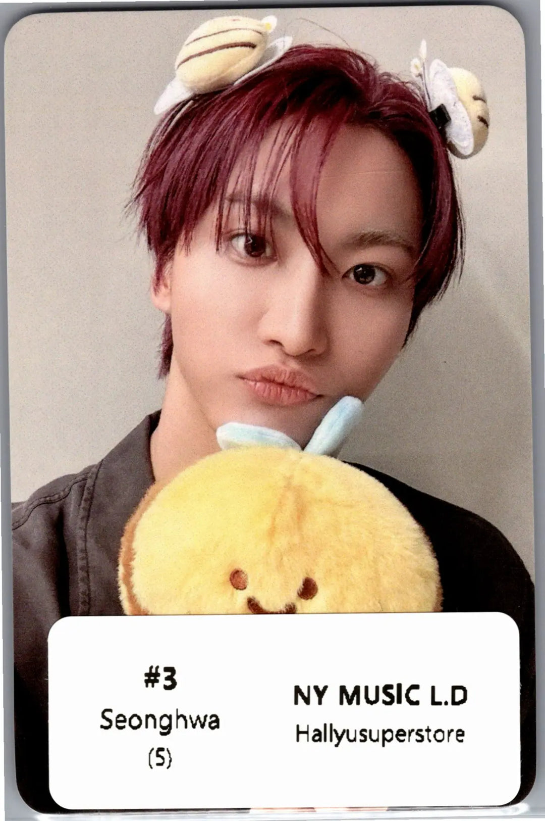 ATEEZ "GOLDEN HOUR : Part.5" - NY MUSIC Lucky Draw Event Photocard [26.08.18]