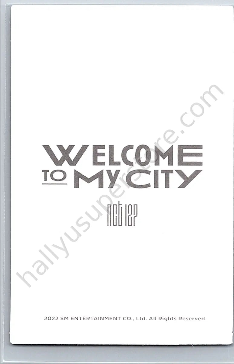 NCT 127 - Taeyong - Welcome To My City