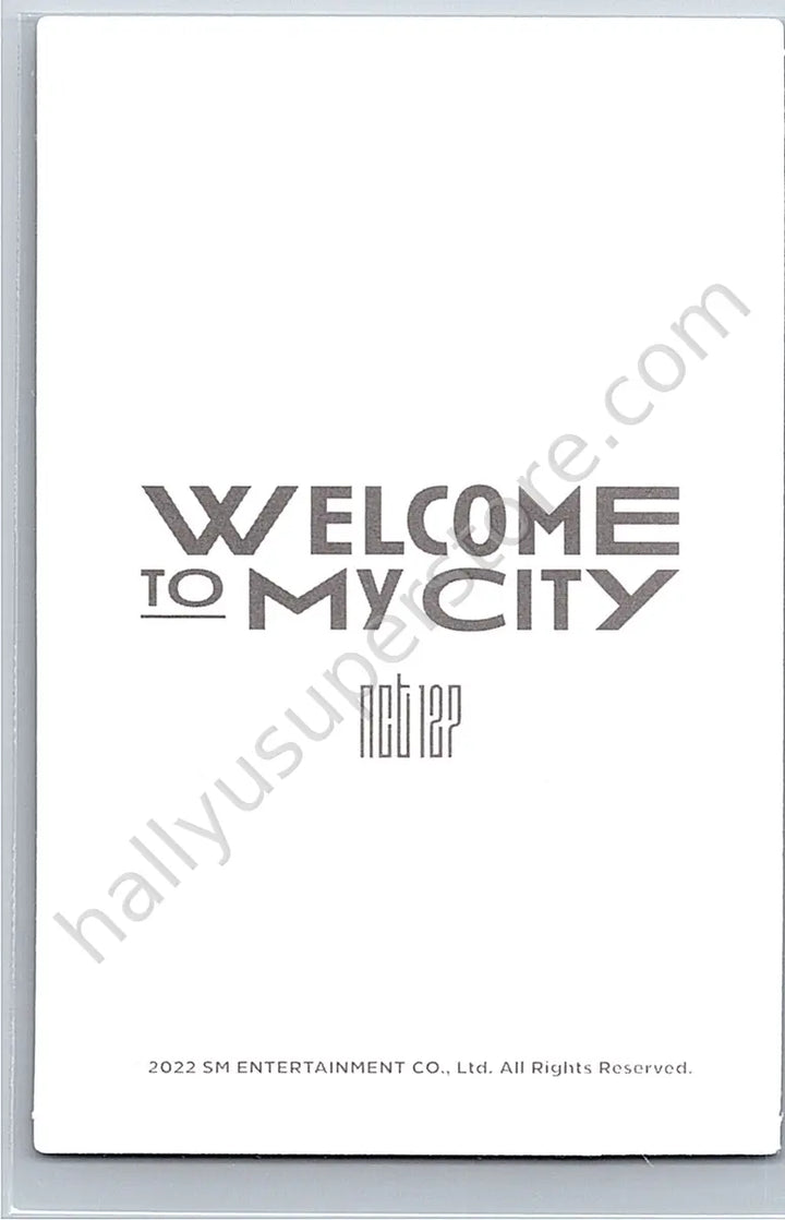 NCT 127 - Taeyong - Welcome To My City