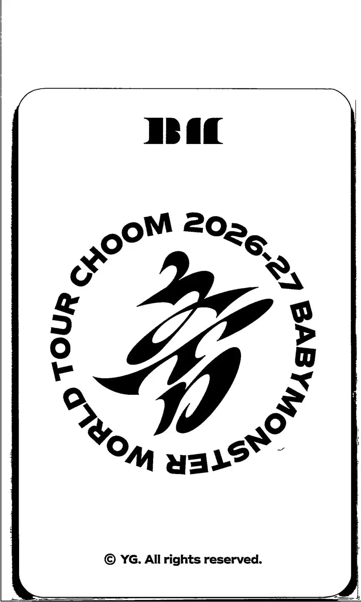 BABYMONSTER -"2026-27 BABYMONSTER WORLD TOUR" [CHOOM] Pop-Up Store Random Trading Photocard (2) [26.06.22]