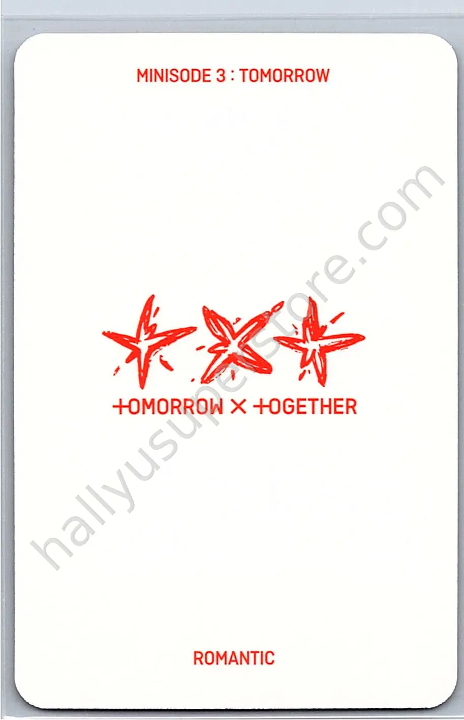 TOMORROW X TOGETHER - Beomgyu - Minisode 3: Tomorrow album photocard romantic version