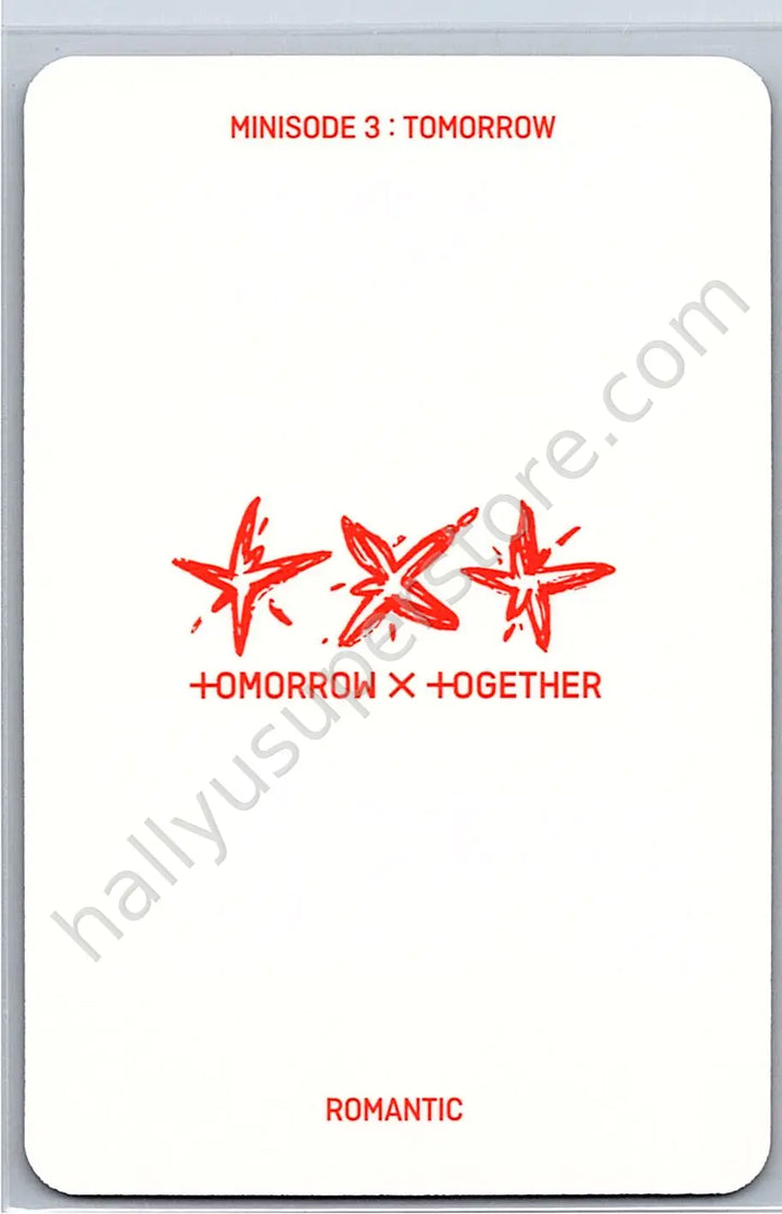 TOMORROW X TOGETHER - Beomgyu - Minisode 3: Tomorrow album photocard romantic version